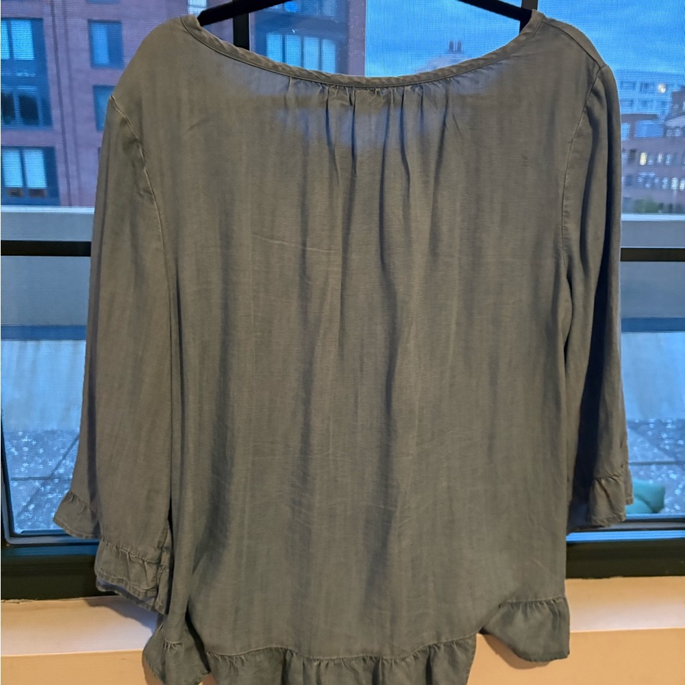 GAP Women's Denim Blue Top